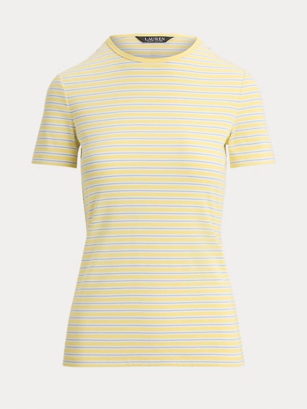 Lauren Ralph Lauren Striped Ribbed Knit Tee XS